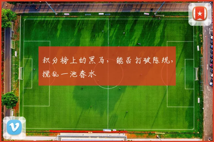 积分榜上的黑马，能否打破陈规，搅乱一池春水